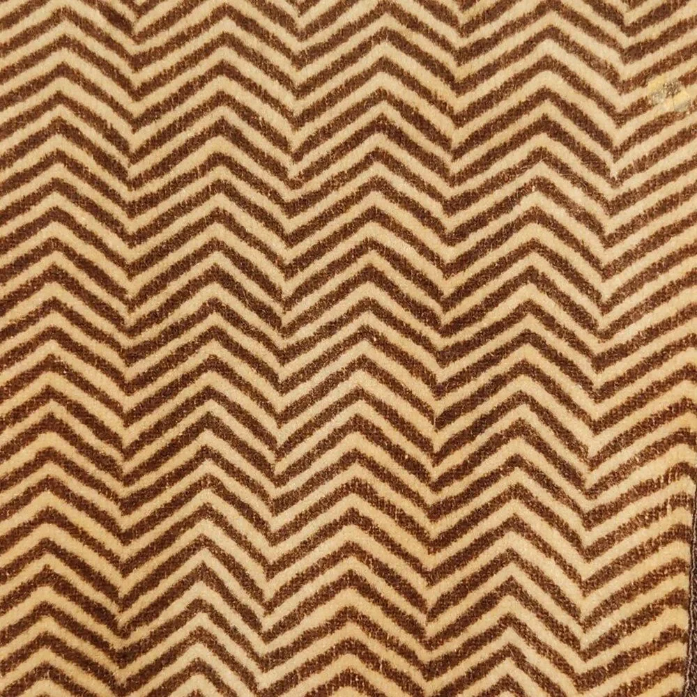 Vintage Chevron Hooded Zip Up Sweater - Picture 6 of 6